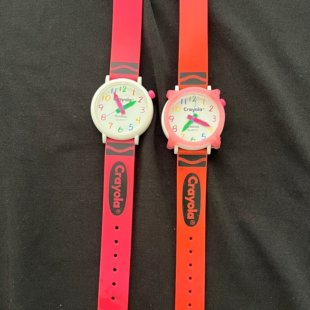 Vintage Armitron Crayola Watches, not sure of working condition